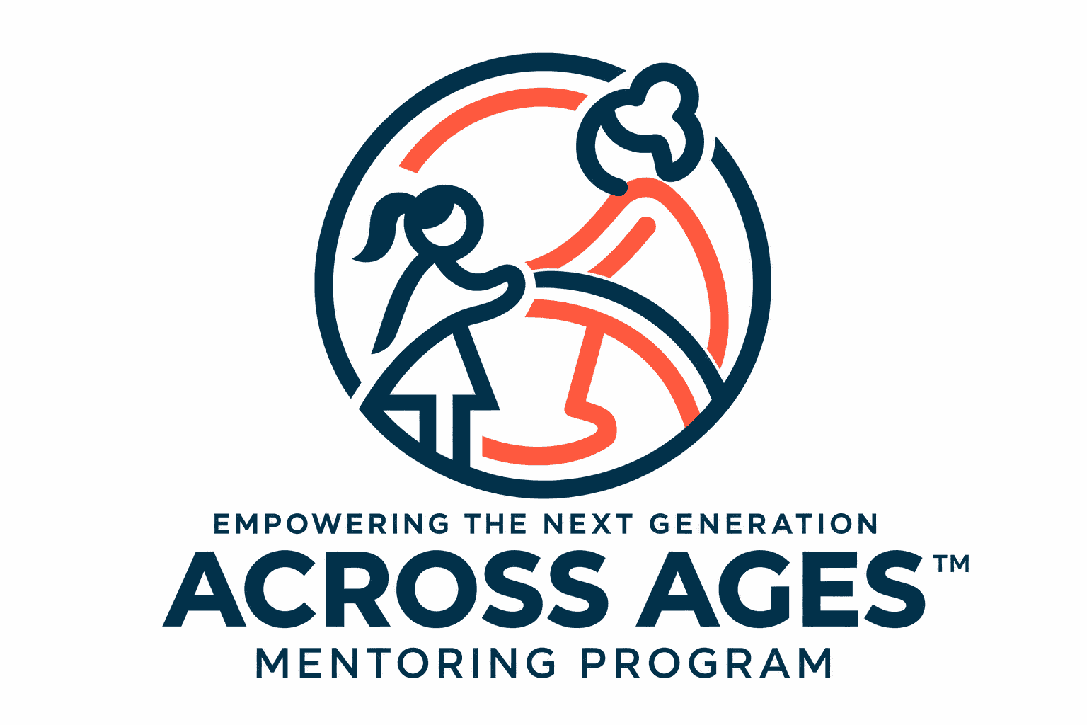 White Background Across Ages Logo